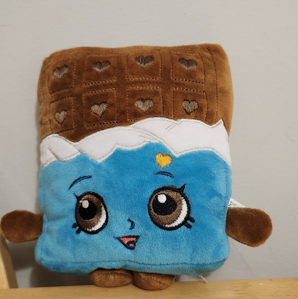Shopkins Blue and Brown Chocolate Plush